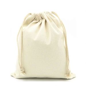 Reusable Shopping <b>Bags</b> Cotton Canvas Tote <b>Bags</b> With Designer Custom Logo Printed Small Cloth Cotton Linen <b>Drawstring</b> <b>Bags</b> - Product Image 2