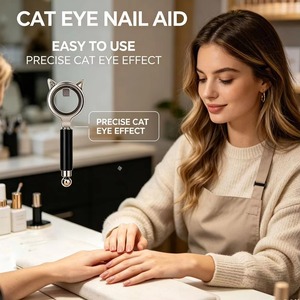 Herramienta Magnética 3D para Uñas con Orejas de Gato, Efecto Ojo de Gato Hueco para Manicura con Gel Magnético, Línea Francesa, Efecto Aurora, Imán para Arte de Uñas - Product Image 3