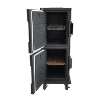 90L Warmhalte-Transportbehälter, Professionelle Thermoboxen, Isolierter Speisenträger, Beheizter Catering-Schrank