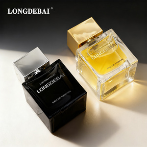 Best Selling Custom 30ml Perfume <b>Spray</b> <b>Bottle</b> 50ml Perfume Glass <b>Bottle</b> 100ml Black Square <b>Empty</b> Perfume <b>Bottle</b> with Gold Lid - Product Image 4