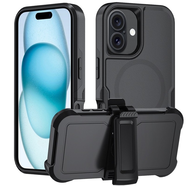 Wholesale Durable Non-slip Shockproof Case for iPhone 16 Heavy Duty Shock Proof Phone Case for iPhone 15 14 13 Anti-Impact Case