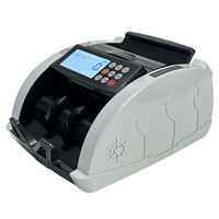 Compteur de Devises Étrangères UV+MG avec Fonction Calculatrice et Détection IR pour Billets Multidevises Américains 4800D2 LED Certifié ROHS pour Banques