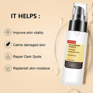 OEM 100ml 韓国産オーガニックカタツムリ粘液92％配合 スキンケア パワーリペアリングエッセンス スライムフェイスセラム - Product Image 2