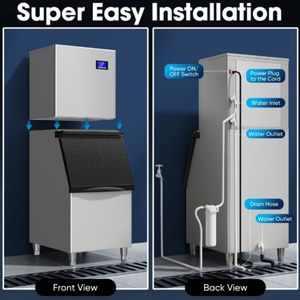 Máquina de Hielo en Cubos Comercial BLG, Ahorro de Energía, Limpieza con un Solo Toque, Precio Directo de Fábrica para Hoteles de 5 Estrellas, Ahorre al Comprar al por Mayor - Product Image 6