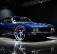 Jantes en alliage d'aluminium forgé 6061-T6 à 5 branches, design Deep Dish, 20, 22, 24, 26 pouces, entraxes 5x127, 5x120 USDM, compatibles Caprice, Impala, Corvette