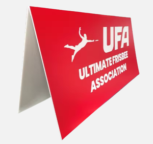 Panneaux de séparation pour entraînement de football en extérieur, personnalisés, imprimés recto-verso, type panneau publicitaire sur pied <span class=keywords><strong>Toblerone</strong></span> - Product Image 2