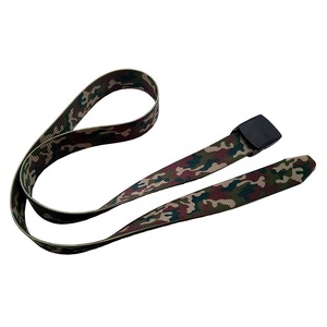 热销绿色3.8厘米可调男士尼龙腰带 - Product Image 6
