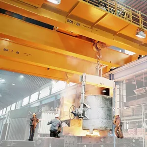 رافعة علوية معدنية من نوع <span class=keywords><strong>YZ</strong></span> بسعة 120 طن/35 طن/150 طن مقاومة لدرجات الحرارة العالية، رافعة مخصصة حسب الحمولة المطلوبة - Product Image 5