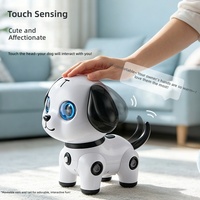 Robot chien intelligent télécommandé pour enfants, compagnon électrique avec mode 'Suivez-moi', en plastique, télécommande incluse
