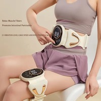 Ceinture de massage abdominale intelligente sans fil avec chaleur, vibrations et compresse chaude pour la récupération post-partum et le remodelage de la taille chez la femme