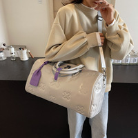 Sac de sport de yoga de fitness de haute qualité en PU de grande capacité, durable, portable, pliable, bagages de voyage, imperméable, léger
