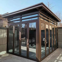 Puertas Plegables de Aluminio con Aislamiento Térmico para Exteriores Comerciales, Diseño Moderno, Plegables, Impermeables, para Hoteles