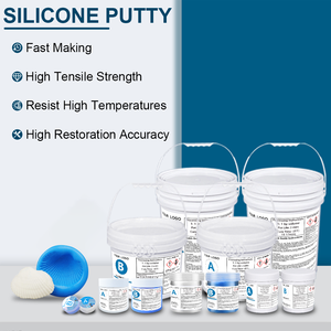 Silicone à haute résistance à la traction pour la duplication 1:1 mastic de moule en Silicone mastic dentaire pour la fabrication de moules d'artisanat d'ongles - Product Image 2