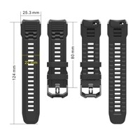 Bracelet de montre en silicone pour Amazfit TRex 3 Pro, bracelet de remplacement pour montre intelligente Amazfit TRex3 Pro 48MM 42MM