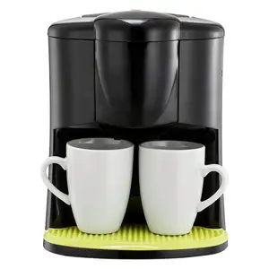 Cafetera eléctrica automática por goteo, máquina de café con sistema de agua caliente, diseño americano, 2 tazas