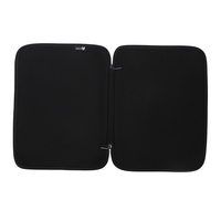 Ventes en gros de housses d'ordinateur portables en néoprène imperméables pour Macbook Air Pro Retina 11 13 14 15.6 pouces Noir/Gris foncé Logo personnalisé