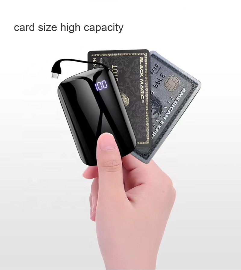 10000mAh Mini pocket powerbank for company gift - Product Image 5