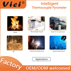 Vici dm6801a + 1999 chữ số LCD thông minh k-loại Nhiệt kế độ chính xác cao cụ - Product Image 5