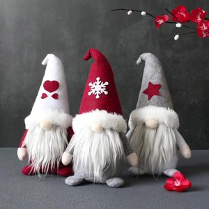 In 2025 the Best-selling Creative Hooded Faceless Doll Festival Santa Claus Plush Doll Decorative Item - Product Image 1