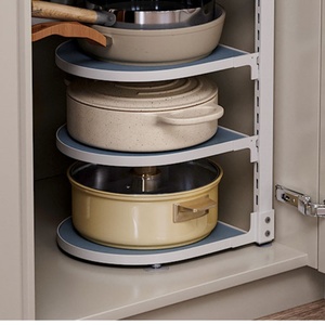 Kinno Best Design Kitchen Sink Multi-Layer Stainless <strong>Steel</strong> Stove <strong>Top</strong> Pot Cover Layered Pot Storage Cabinets and <strong>Shelving</strong> - Product Image 2