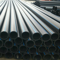Tuyau d'irrigation en PEHD noir de 40 mm, durable, flexible, haute pression, avec moulage, en rouleau