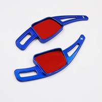 YIQIDA - Extension de palettes de changement de vitesse au volant - Plastique ABS brillant bleu/gris - Pour Audi A1/A3/A4/A5/Q2/Q7 2016-2020