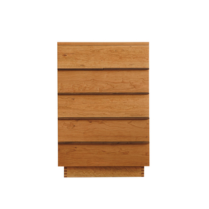 ตู้เก็บของไม้เชอร์รี่แท้สไตล์ญี่ปุ่น 5 ลิ้นชัก ดีไซน์แนวตั้ง สำหรับห้องนอน ห้องนั่งเล่น ผลิตในจีน - Product Image 5