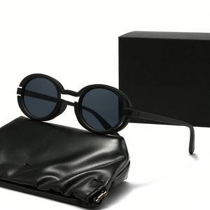 Lunettes de soleil vintage personnalisées 2025 pour hommes et femmes, petites lunettes de soleil punk, monture en PC UV400, lunettes de soleil rondes ovales - Product Image 3