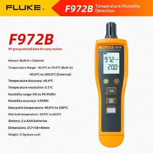Medidor Digital de Temperatura y Humedad de Alta Precisión con Resolución de 0.1°C F972A/F972B/F972ES IP55 - Product Image 3
