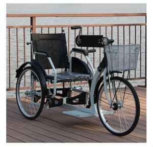 Triciclo a Mano <span class=keywords><strong>per</strong></span> Sedie a Rotelle, Veicolo <span class=keywords><strong>per</strong></span> <span class=keywords><strong>Disabili</strong></span> e Anziani - Product Image 3