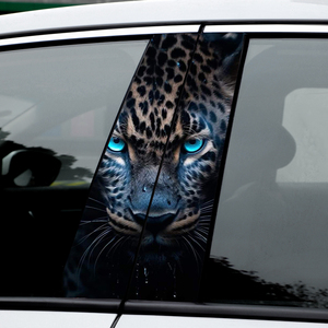 Car <strong>Sticker</strong> <strong>Decal</strong> Waterproof Vinyl B-Pillar <strong>Lions</strong> and Tigers Car Center Pillar <strong>Stickers</strong> for Car Door Pillar <strong>Stickers</strong> - Product Image 4