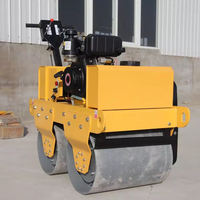 Double tambour vibratoire de machine concrète de compacteur de rouleau de route 2 tonnes 3 tonnes pour des machines et la construction de route