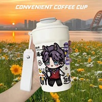 Thermos de grande capacité Love Deepspace HOBBY, tasse isotherme Shen Xinghui Li Shen Qi Yu en acier inoxydable, gourde promotionnelle pour étudiants