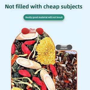 Tisane Essentielle de Ginseng Américain, Astragale, Goji, Chèvrefeuille, Graines de Cassia et Racine de Pissenlit pour la Santé – Sachets de Thé Préemballés - Product Image 5