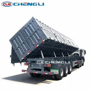 Remorque benne tri-essieux haute performance 30/40/50 tonnes pour le transport de ciment, de sable et de briques - Product Image 3