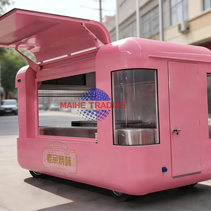 Remolque de Comida Móvil de Acero Inoxidable para Comida Rápida, Hamburguesas, Pizza, Helados, Uso Comercial, Resistente a la Oxidación - Product Image 1