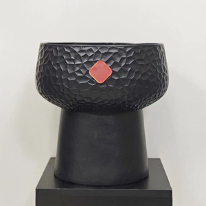 Macetas de arcilla de fibra redonda para jardín de casa <span class=keywords><strong>interior</strong></span>/exterior mate clásico moderno para decoración de <span class=keywords><strong>maceta</strong></span> elegante de Hotel - Product Image 4