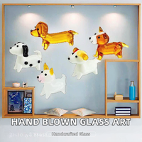 Figurines en verre de Murano faites à la main en gros : Anges, dauphins, girafes – Petites statues en verre, décorations Feng Shui, ornements de Pâques pour la maison