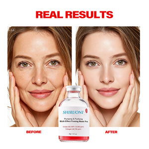Masque peel-off au collagène de style coréen pour le rajeunissement de la peau, l'hydratation, le raffermissement et la réparation nocturne - Product Image 6