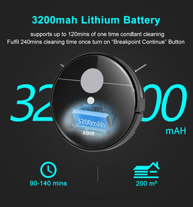 ABIR R30 Multiple Cleaning Modes <strong>Robot</strong> <strong>Vacuum</strong> <strong>Best</strong> for <strong>Pet</strong> <strong>Hair</strong>, Hard Floor &amp; Carpet - Product Image 5