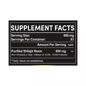 Shilajit 100% Natural de Marca Privada OEM, Pasta de Shilajit con Ácido Fúlvico Puro de Shanxi, Alimento Saludable de Grado Alimenticio, Vida Útil de 2 Años - Product Image 2