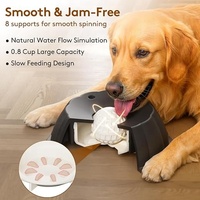 Bol interactif 2-en-1 en silicone pour chien, jouet de léchage et distributeur de nourriture lente, grande capacité, antidérapant, pour tous les chiens, adapté aux régimes alimentaires post-opératoires