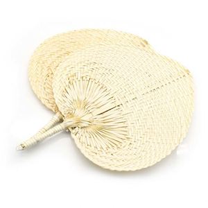 Wholesale Handmade Woven Fan Chinese Traditional Hand Fan Palm <b>Leaf</b> Hand Fan - Product Image 1