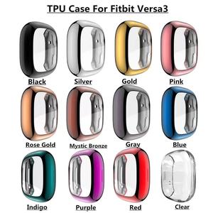 De Lujo TPU completa de la cubierta de la pantalla <span class=keywords><strong>Protector</strong></span> caso suave para <span class=keywords><strong>Fitbit</strong></span> viceversa <span class=keywords><strong>3</strong></span> reloj inteligente caso - Product Image 3