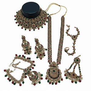 Handcrafted Fine Jewelry <b>Set</b> Sparkling Austrian <b>Beads</b> Elegant Bridal Necklace Collection - Product Image 2