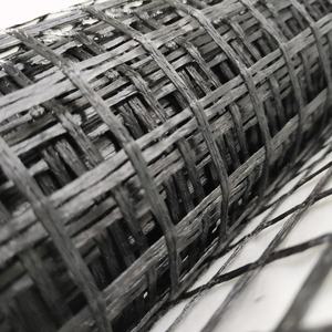 Заводская поставка, базальтовая/стекловолоконная сетка с покрытием из георешетки, битум 100-100 кН/м, стекловолоконная георетка, 100 кН для дорожного и мостового покрытия - Product Image 5