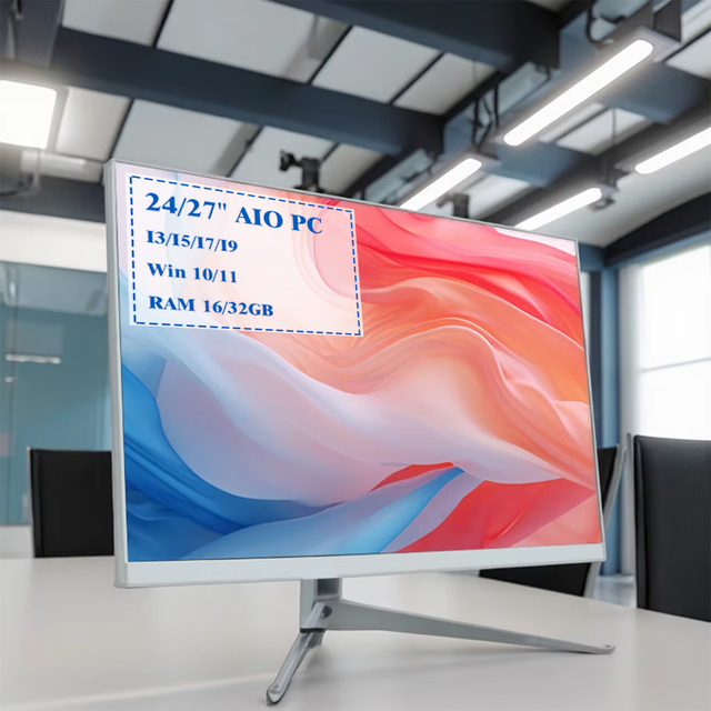 Brand New 24 27 Inch Win 10/11 All in One Desktop Computer Cpu Intel Core I7 Computadora Gamer Desktop All in One for Gaming