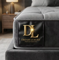Étiquette d'angle de matelas en satin de luxe personnalisée, ruban diagonal avec logo, accessoires de literie haut de gamme, textile de maison