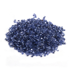 Piedras semipreciosas redondas, Diamante cortado, <span class=keywords><strong>zafiro</strong></span> azul Natural - Product Image 3