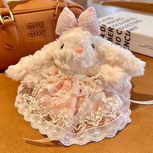 Petite machine à griffes de 4 pouces en peluche porte-clés jouet nouvelle boutique sac pendentif avec poupée porte-clés mignon pour les enfants - Product Image 4